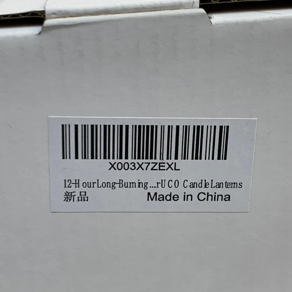 RUCO 12-Hour 3.5 Inch Candle [20 Pack] Lanterns White Emergency Survival Candles